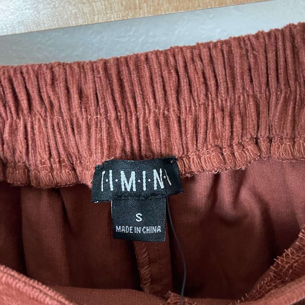 NWT Timing Corduroy Button Boho Shorts - Picture 5 of 6